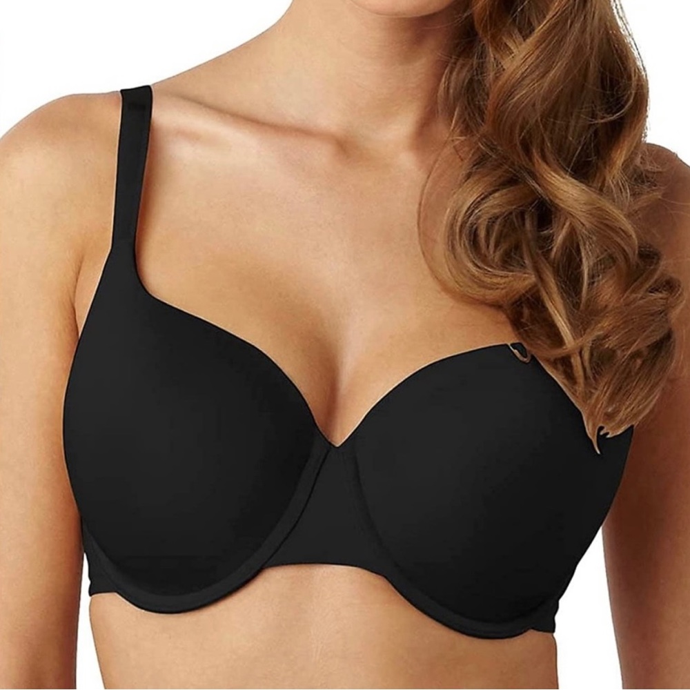 New Panache Porcelain Elan T Shirt Bra Black Size 32G NEW